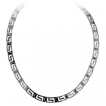 Stříbrný náhrdelník v řeckém vzoru