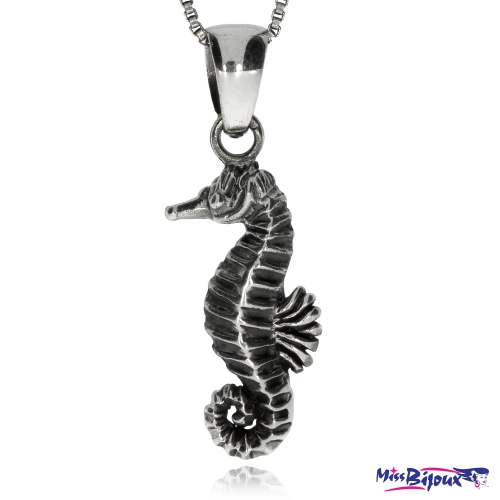 Stříbrná sada šperků - Motiv mořského koníka