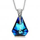Stříbrný náhrdelník Preciosa Pompe Bermuda Blue 6666 46L - 45cm