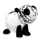 Skleněná figurka Preciosa Family Celebrations Malá panda (černá) 0920 20