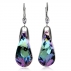 Stříbrné náušnice Preciosa Crystal Beauty Vitrail Light 6801 43 