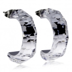Ocelové náušnice Preciosa Créativité Crystal 7108 00
