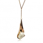 Ocelový náhrdelník Preciosa Gracious Honey 7170P15 - 38cm