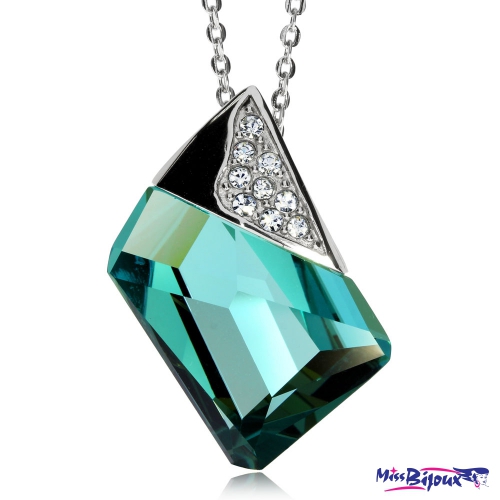 Ocelový náhrdelník Preciosa Magique Aqua 7041 67L - 45cm