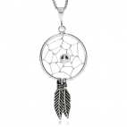 Stříbrný přívěsek - Indiánský amulet pro lepší spaní