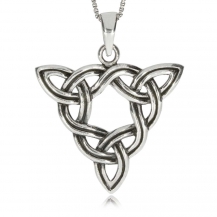 Stříbrný přívěsek - Amulet keltský trojúhelník