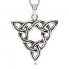 Stříbrný přívěsek - Amulet keltský trojúhelník