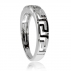 Stříbrný prsten s řeckým vzorem