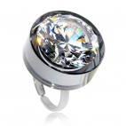 Stříbrný prsten Preciosa Brilliant Star Chrome 5197 40
