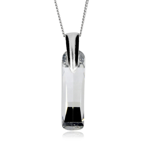 Stříbrný náhrdelník Preciosa Shining Strip Crystal 6723 00 - 45cm
