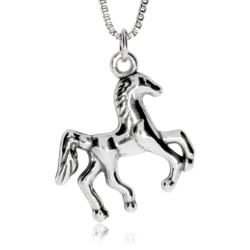 Stříbrný přívěsek - Kůň v běhu